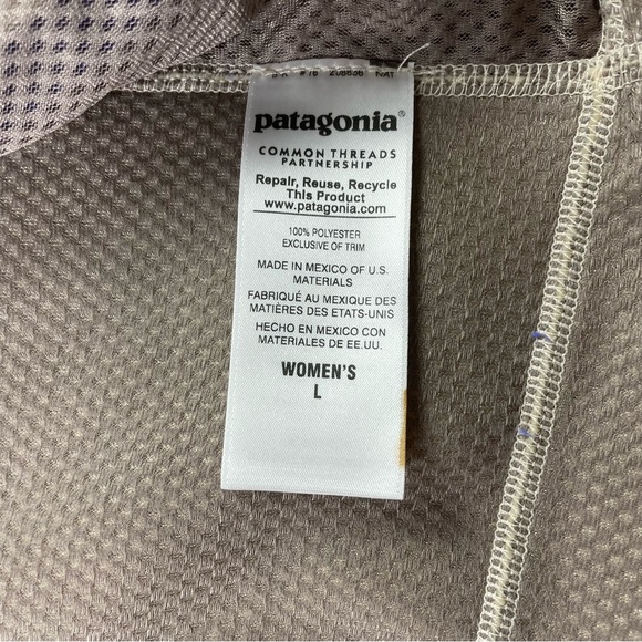 Patagonia Classic Retro-X Deep Pile Fleece Vest Ivory w/ Purple Women’s Large - Picture 9 of 14